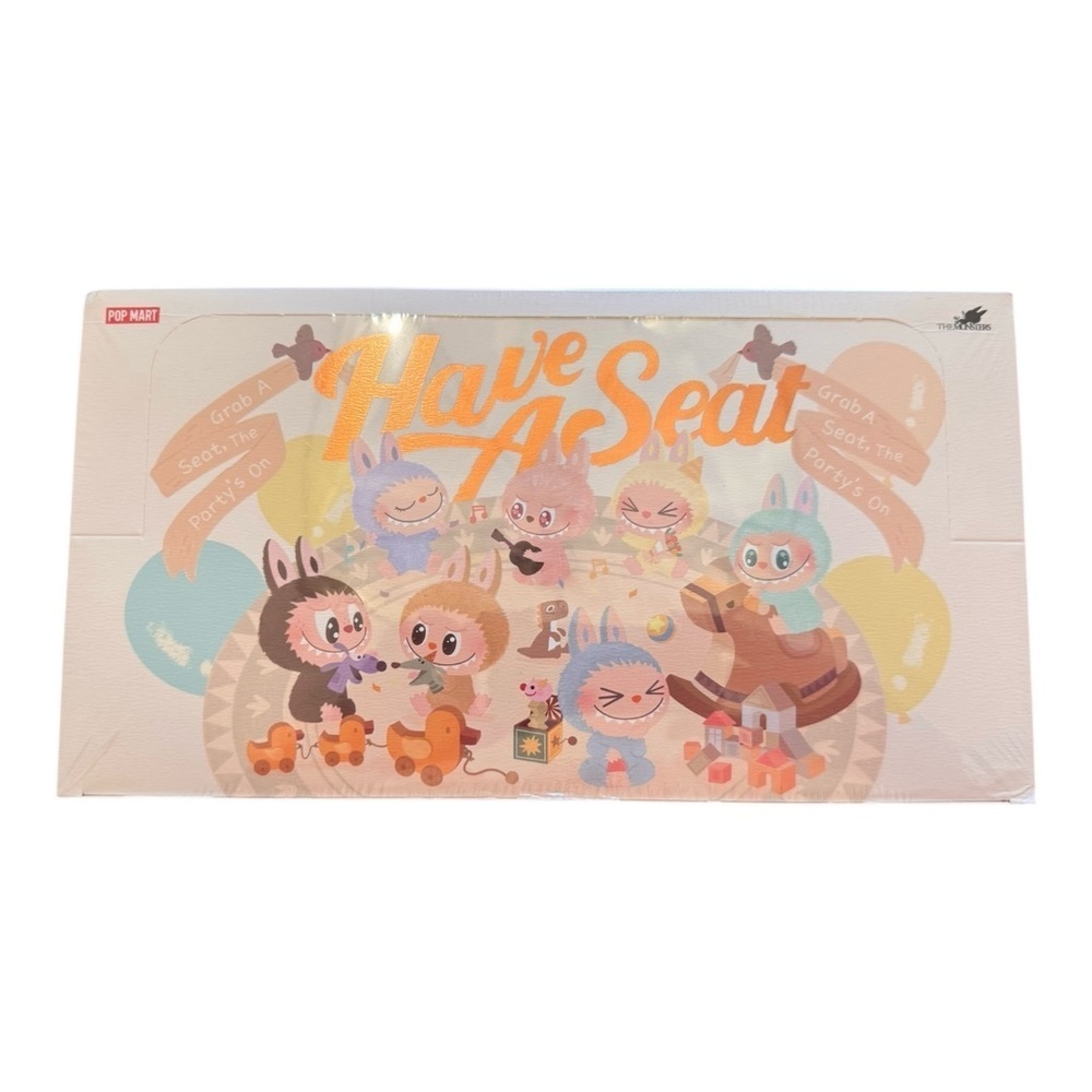 Popmart Have A Seat Labubu Set, sealed case NIB